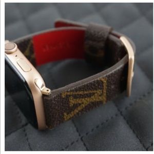 Authentic repurposed LV Apple Watch band